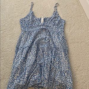 Mini v neck loose dress